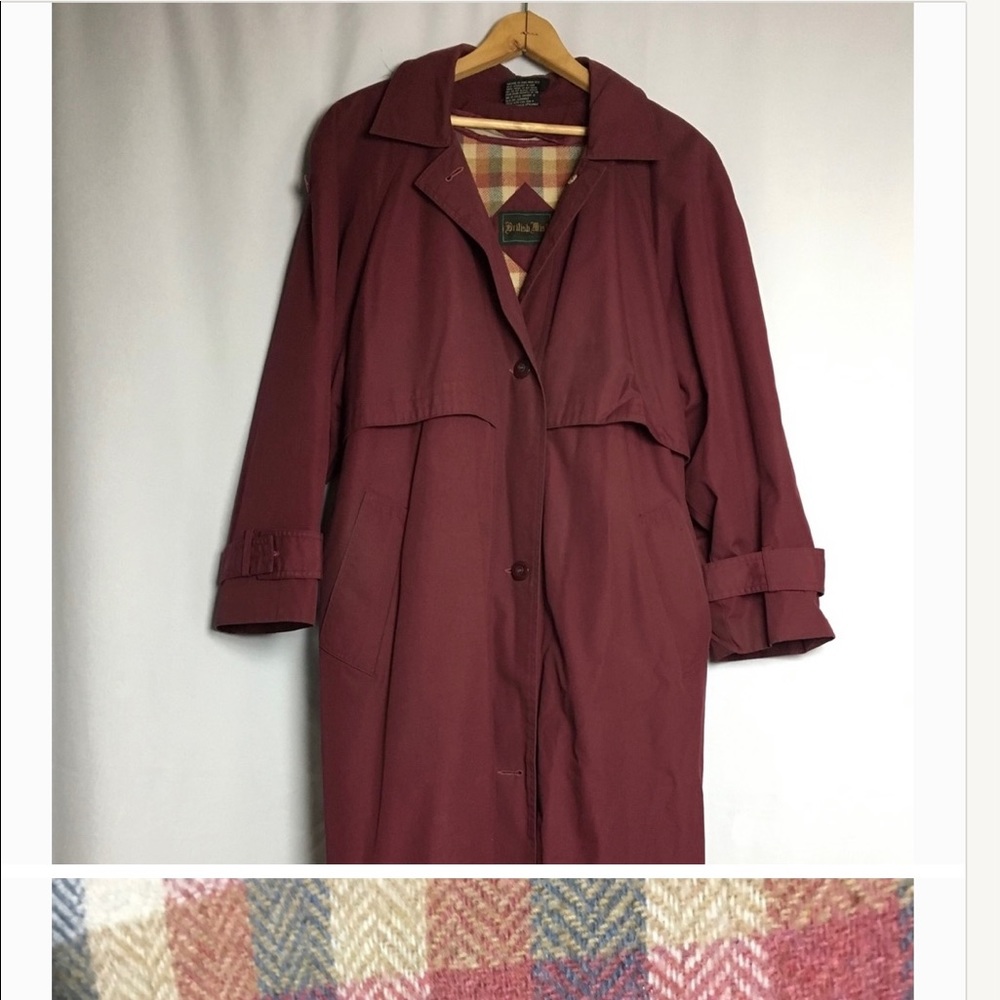British Mist Vintage Full Length Trench Coat